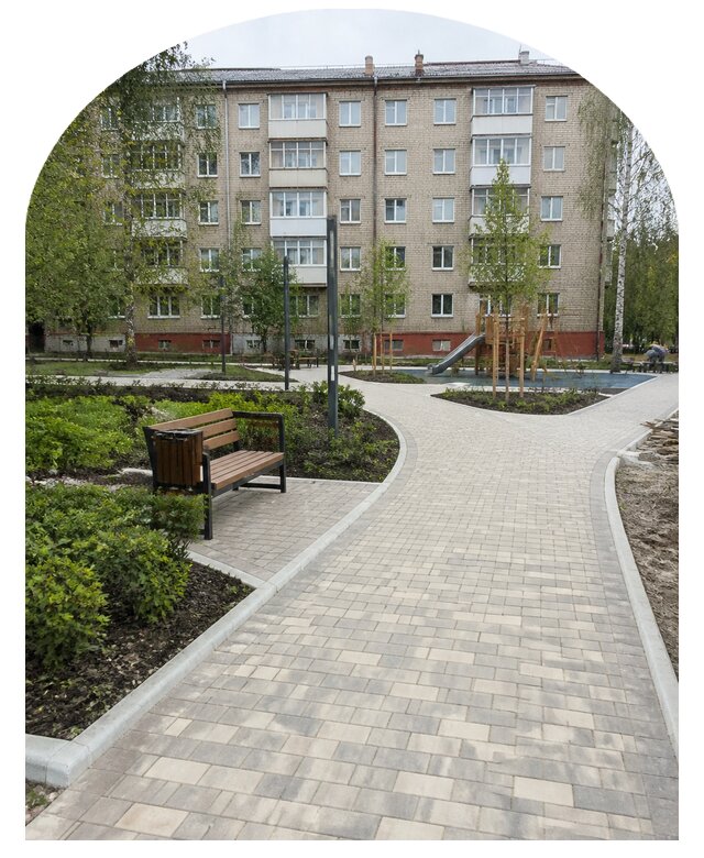 Благоустройство двора МКД под ключ в Сестрорецке от 256225 р. | Метпроект-Сст